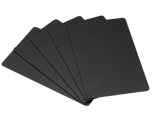 Custom Executive Aluminum Business Card - BLACK
