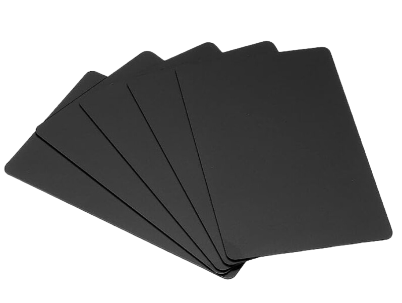 Custom Executive Aluminum Business Card - BLACK