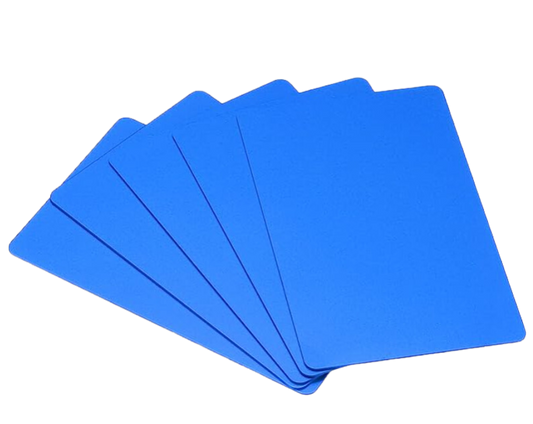 Custom Executive Aluminum Business Card - BLUE